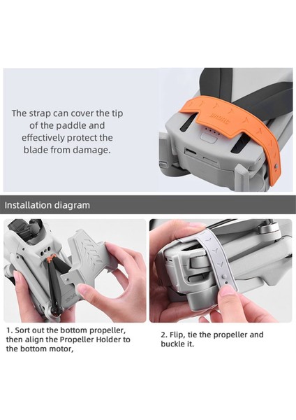 Djı Mavic Mini 3/mini 3 Pro Taşınabilir Aksesuar B Için Brdrc Pervane Depolama Taban Koruyucu Koruma (Yurt Dışından) indirimleri