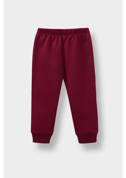 Kız Bebek 2'li Takım İçi Yumuşak Tüylü Baskılı Sweatshirt Eşofman Altı fiyatları