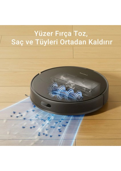 160 W, Hepa Filtreli ,d9 Max Gen2 Robot Süpürge Siyah