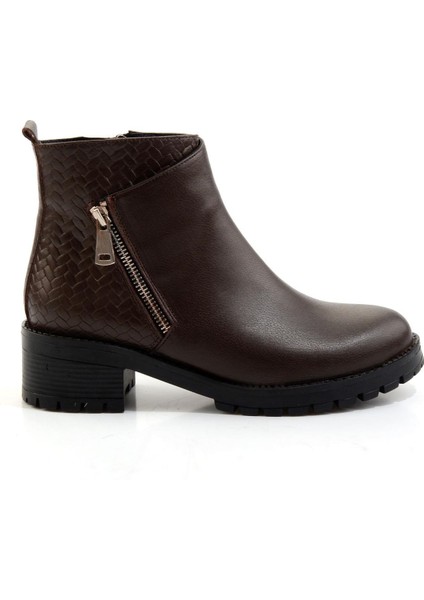 Kahve Kahve Leather Kadın Bot & Bootie K02531230203
