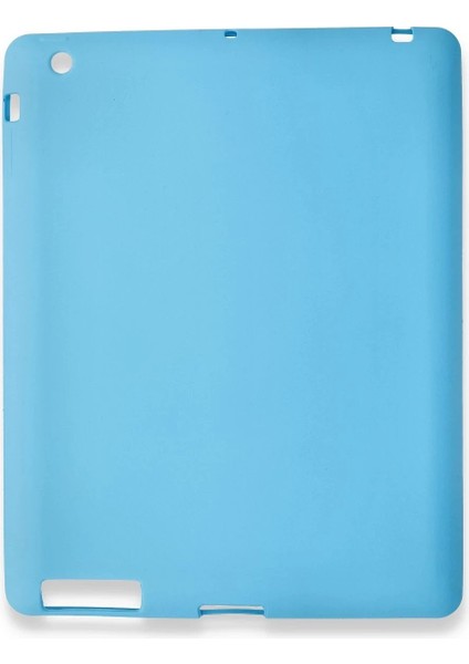 iPad 4 9.7 Kılıf Evo Tablet Silikon - MAVI-(5796) - MCT6228-8162
