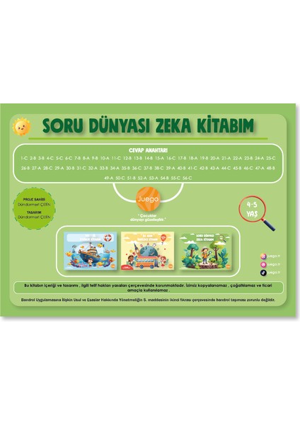 Soru Dünyası Zeka Kitabım