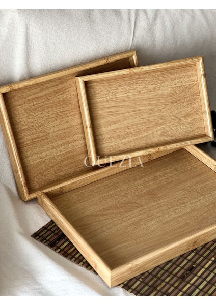 3lü Ahşap Tepsi Seti modelleri