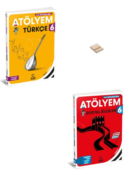 6. Sınıf Türkçe ve Sosyal Bilgiler Atölyem + Telefon Standı