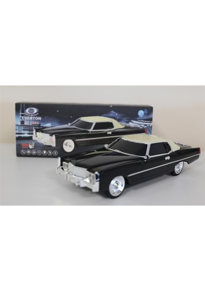 RT-1941 Lacivert Arabalı Bluetooth Fm-Usb-Tf-Aux Şarjlı Nostaljik Radyo