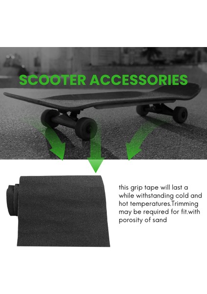 Su Geçirmez Kaykay Tutam Bant Delinmiş Kavrama Bant Paten Scooter 84X23CM (Yurt Dışından) fiyatları