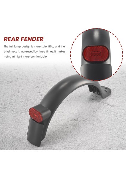 Yükseltilmiş M365 Pro 2 Elektrikli Scooter Fender Xiaomi M365 Pro 2 1s Scooter Versiyonu Arka Çamurlu Aksesuarlar (Yurt Dışından) fırsatları