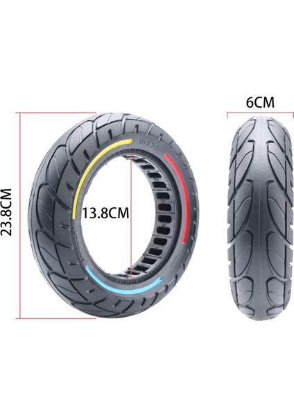 Katı Lastik 10 Inç 10X2.5 Segway Ninebot Maks Max G30 G30P G30LP Gotrax G5 G6 Elektrikli Scooter Yedek Tekerlek (Yurt Dışından) fırsatları