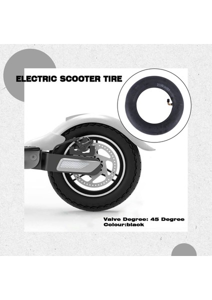 1pcs Iç Tüp Universal 10X2.5/10X2.75 Tüp Bükülmüş Valflı Innertube 10 Inç Elektrikli Scooter Için 45 Derece Valf (Yurt Dışından) fiyatları