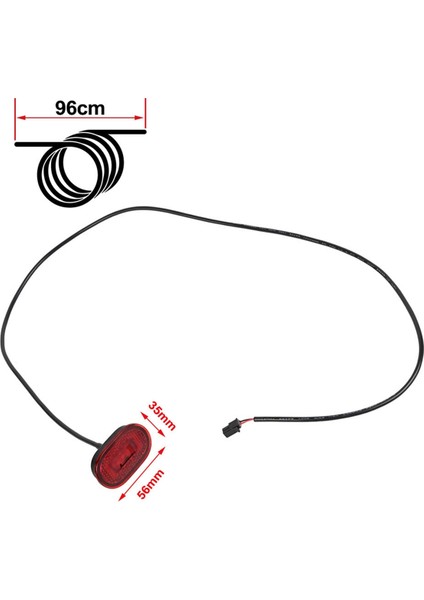 Mı4 Ultra Elektrikli Scooter Arka Çamurluk Fren Işığı Uyarı Toğa Maliyet Değişikleri Aksesuarlar (Yurt Dışından) fiyatları