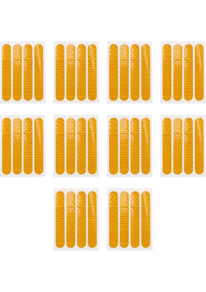 40PCS Sarı Ön Arka Tekerlek Kapağı Koruyucu Kabuk Dokuzbot Için Yansıtıcı Çıkartma Max G30 Scooter Aksesuarları (Yurt Dışından)