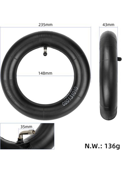 10X2.5 Iç Tüp Sıfır 10X/VSETT Elektrikli Scooter Için 90 Derece Valf 10 Inç Kavisli 90 Derece Iç Tüp (Yurt Dışından) fiyatları