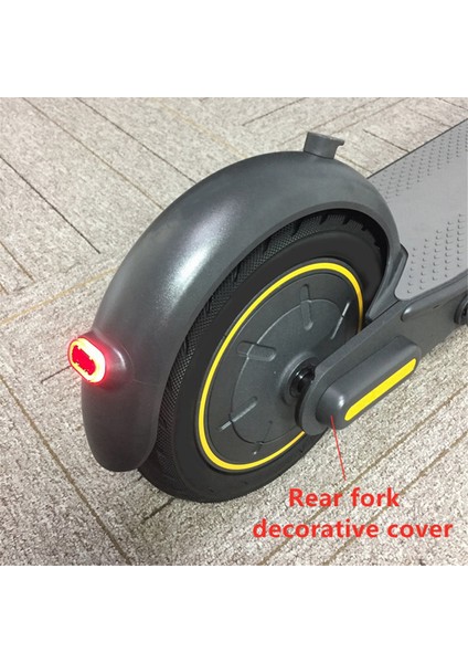 G30 Elektrikli Scooter Yeni Aksesuar Kiti No. 9 Arka Tekerlek Yan Kapak Dekoratif Kapak Arka Tekerlek Tam Yan Kapaklar Seti C (Yurt Dışından) fiyatları