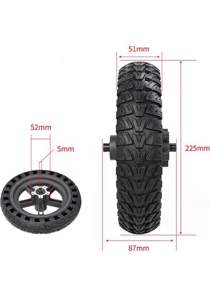 Xiaomi M365 Pro Electric Scooter Motor Tekerlek Scooter Aksesuarları Sürüş Tekerleklerinin Değiştirilmesi, Lastik (Yurt Dışından) fırsatları