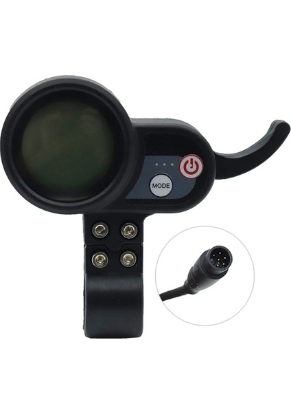 36V-60V LCD Ekran Gösterge Tablosu 6pin E Scooter E Bisiklet Metre Jp Için Elektrikli Scooter Aksesuarları (Yurt Dışından)