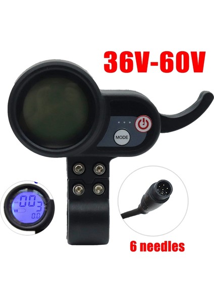 36V-60V LCD Ekran Gösterge Tablosu 6pin E Scooter E Bisiklet Metre Jp Için Elektrikli Scooter Aksesuarları (Yurt Dışından) modelleri