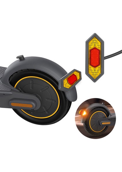 Mgx G30 Kuyruk Işığı Elektrikli Scooter Aksesuarları Için E-Scooter Tayli Mali Elektrikli Scooter Arka Lambası (Yurt Dışından)