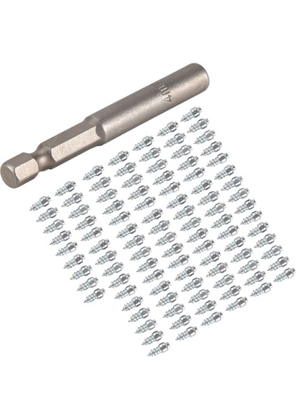 100PCS Lastikler Için Çiviler Evrensel Scooter Tekerlek Lastik Kar Eden Saplamalar Lastikler Lastikler Anti-Slip Vidalı Saplama Trim 4X9MM (Yurt Dışından) fiyatları