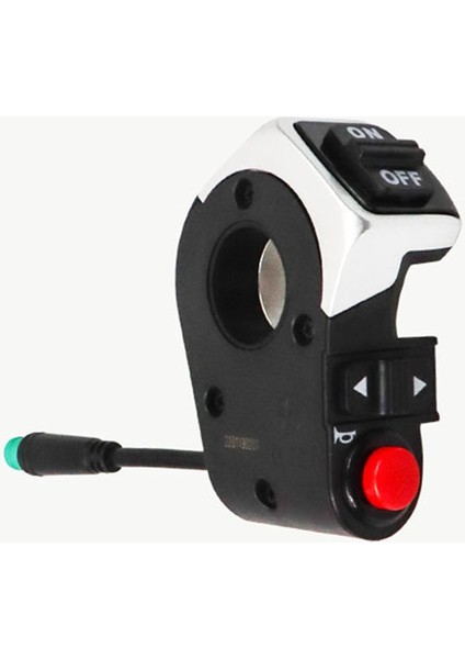 10 Inç Kugoo M4 Pro Electric Scooter Switch Su Geçirmez Parçalar Için Kapalı Düğme Işık Anahtarı 5 Pin 5 Pin (Yurt Dışından) fırsatları