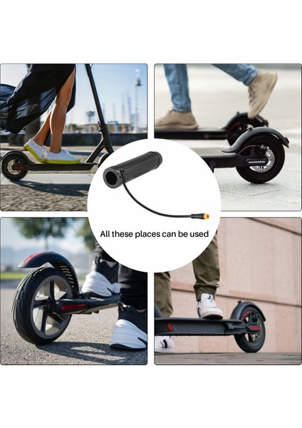 E-Bisiklet Sapı Başparmak Gazını Himo C20 Elektrikli Scooter Bisikleti, Tutam Kavrama Gazı Hız Kontrol Kolu Parçaları (Yurt Dışından)