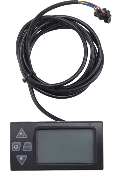 Elektrikli Bisiklet Bldc Kontrolör Kontrol Paneli Için Sm Fişli S861 LCD Ebıke Ekran Siyah 24V-36V (Yurt Dışından)