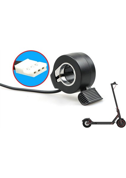 Kısa Kablolu Elektrikli Araç Aksesuarları Ile Katlanır Elektrikli Scooter Parmak Hızlandırıcı Parmak Gaz Kelebeği Hızlandırıcı (Yurt Dışından) fiyatları