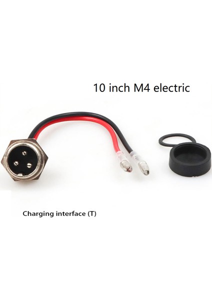 Kugoo M4 Serisi Scooter Aksesuarları Için 10 Inç Elektrikli Scooter Yuvarlak Şarj Arayüzü (Yurt Dışından) fiyatları