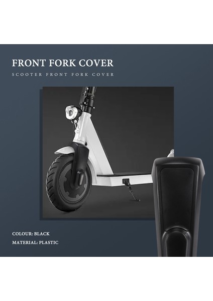 2pcs Electric Scooter Aksesuarları Ön Çatal Kapak Kabuğu Değiştirme Parçaları Dokuz Bot Es2 Es3 Es3 Es4 (Yurt Dışından) modelleri