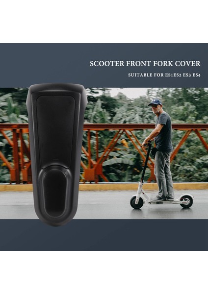 2pcs Electric Scooter Aksesuarları Ön Çatal Kapak Kabuğu Değiştirme Parçaları Dokuz Bot Es2 Es3 Es3 Es4 (Yurt Dışından) indirimleri