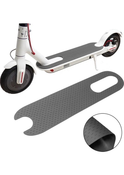 Xiaomi M365 1s Için Gri Silikon Ayak Yastığı Mat Sticker Elektrikli Scooter Kaykay Aksesuarları Yapışkan Pedal Kapağı Ped (Yurt Dışından) indirimleri