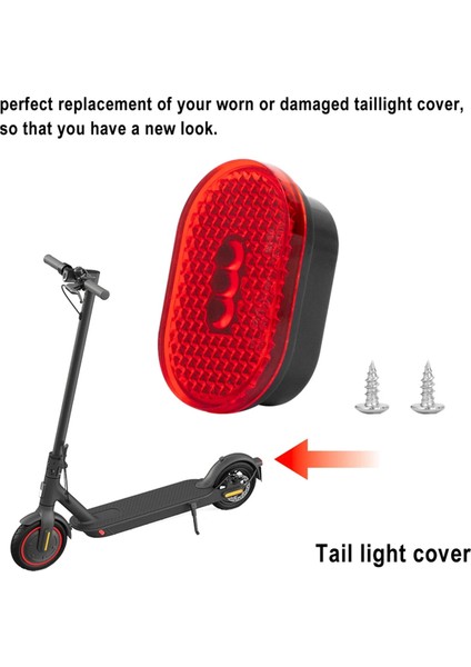 Ledlikler LED Arka Çamurluk Abajur Xiaomi Pro 2 Mi3 Elektrikli Scooter Stoplight Fren Işıkları (Yurt Dışından) modelleri