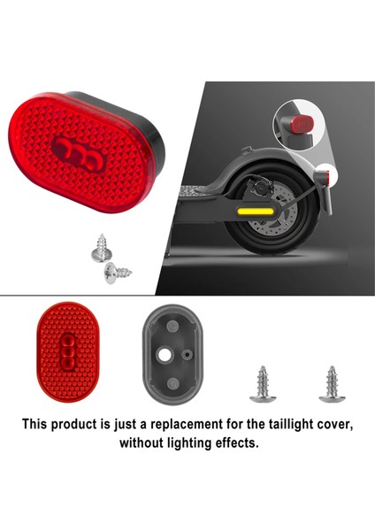 Ledlikler LED Arka Çamurluk Abajur Xiaomi Pro 2 Mi3 Elektrikli Scooter Stoplight Fren Işıkları (Yurt Dışından) fırsatları
