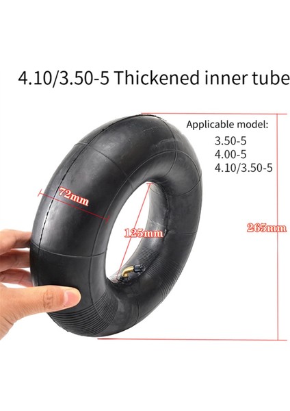 Elektrikli Scooter Kauçuk Patlama Geçirmez Lastikler Için 3.50-5 Iç Tüp Dış Lastik (Yurt Dışından) fiyatları