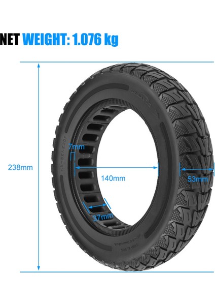 Kugoo M4 Pro/m4 Elektrikli Scooter Siyah Için Katı Lastik 10X2.125 (Yurt Dışından) indirimleri