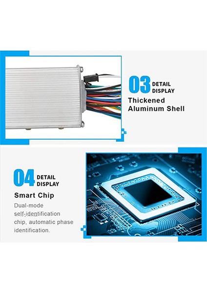 Elektrikli Motor Kontrolör, 36V/48V 350W Beyin Dürü Motor Kontrolörü Elektrikli Bisiklet Scooter (Yurt Dışından) fırsatları