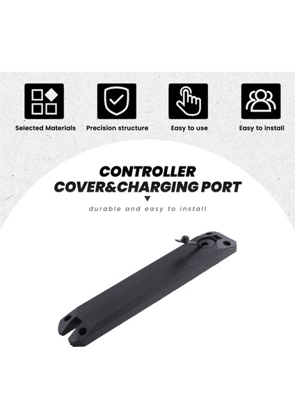 Kugoo S1/s2/s3 8 Inç Elektrikli Scooter Denetleyici Kapak Scooter Aksesuarları Için Uygun Şarj Bağlantı Noktası Ile Scooter Denetleyici Kapağı (Yurt Dışından) fırsatları