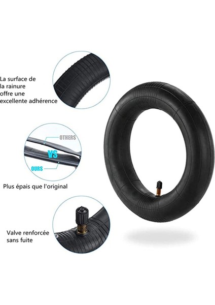 Xiaomi M365 8 1/2 Iç Tüp, Elektrikli Scooter Lastikleri 2.5 Inç Tekerlek 2 Lastik Değiştiricili, Takviyeli Valf Için 2pcs (Yurt Dışından) fiyatları