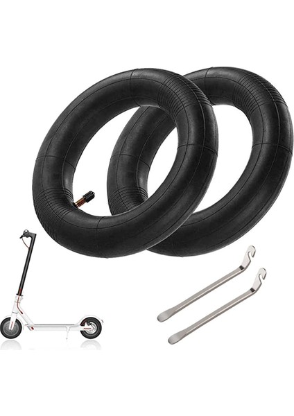 Xiaomi M365 8 1/2 Iç Tüp, Elektrikli Scooter Lastikleri 2.5 Inç Tekerlek 2 Lastik Değiştiricili, Takviyeli Valf Için 2pcs (Yurt Dışından) fırsatları