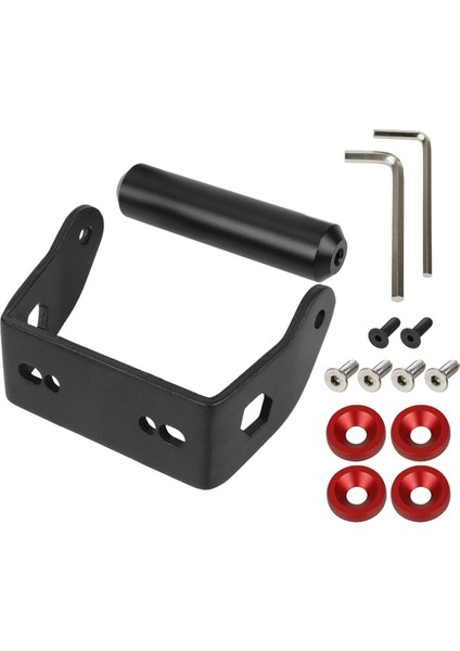 Sap Çubuğu Arka Braket Kol Kiti Dualtron Victor Thunder Ultra Kartal Örümcek Elektrikli Scooter Aksesuarları Siyah+Kırmızı (Yurt Dışından)