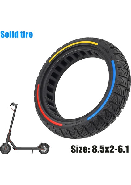 9.5inch 9.5x2-6.1 Katı Lastik Elektrikli Scooter Aşınmaya Dayanıklı Off-Road Lastikleri M365 Elektrikli Scooter (Yurt Dışından) fiyatları