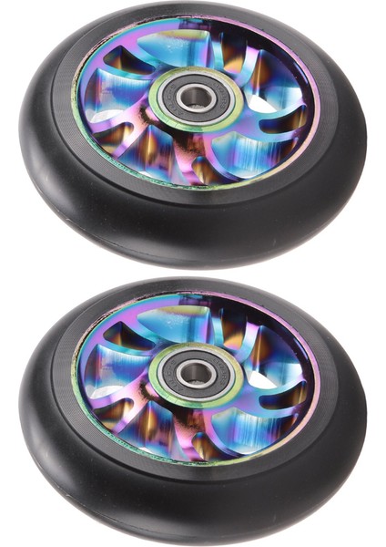 2 Adet 100MM Scooter Yedek Tekerlekler, Sallanan Arabalar, Aşırı Arabalar, Scooterlar Için Scooter Pu Jantlar (Yurt Dışından) modelleri