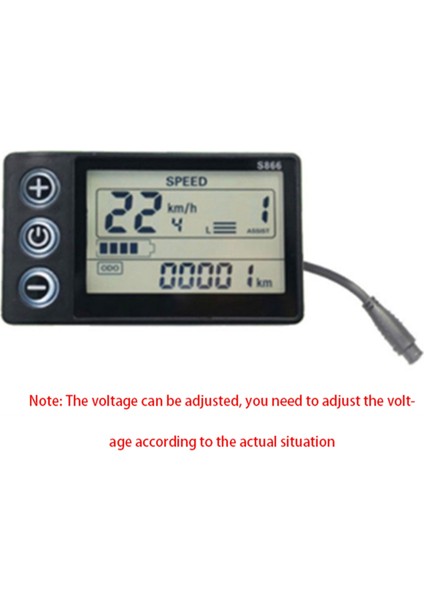 24V 36V 48V 60V Su Geçirmez LCD Ekran S866 Denetleyici Panel Gösterge Tablosu Elektrikli Scooter Için Elektrikli Bisiklet Ekranı 6pin (Yurt Dışından) indirimleri