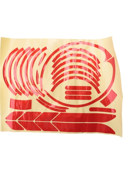 1 Set Yansıtıcı Çıkartmalar Scooter Dokuzbot Için Tam Set Çıkartmaları Maks G30 Kickscooter Katlanabilir Çıkartmalar (Kırmızı) (Yurt Dışından)