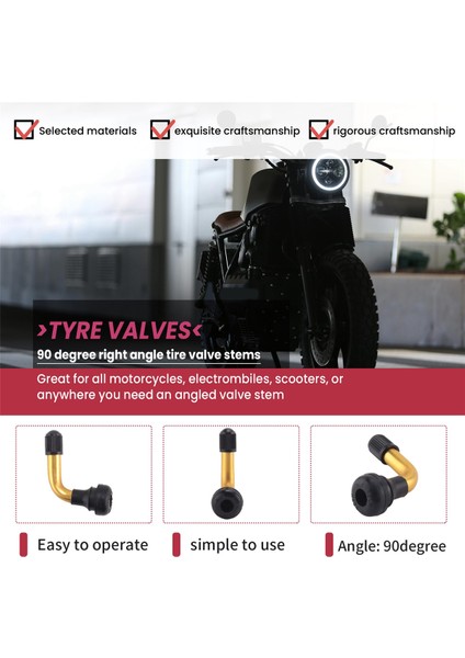 4pcs Lastik Vanalar Dik Açılı Dik Açılı Kauçuk 90 Derece Pirinç Elektrikli Scooter ve Xiaomi M365 Elektrik Scooter (Yurt Dışından) indirimleri