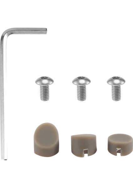 1set Scooter Arka Arka Çamurluk Çamurluk Çamurluk Vidalı Kauçuk Kapağı Vida Fiş Xiaomi M365 Elektrikli Scooter Parçaları (Gri) (Yurt Dışından)