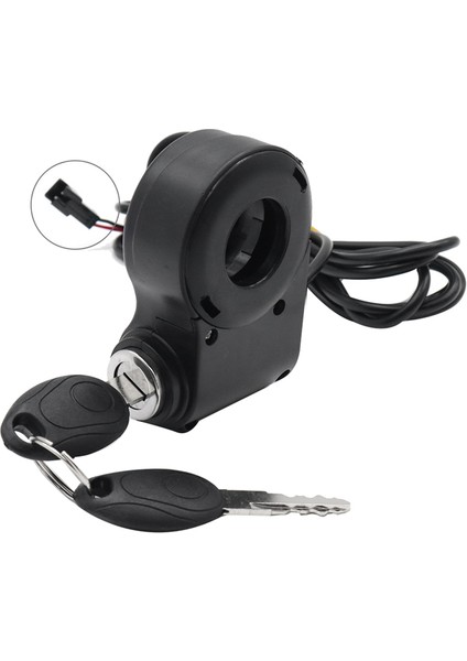 Qs-S4 36V-60V Başparmak Gaz Kelebeği LCD Ekran+Lgnıtıon Kilit Anahtarı 8 9 10 8x 10X Elektrikli Scooter 6pin Ekran (Yurt Dışından) modelleri