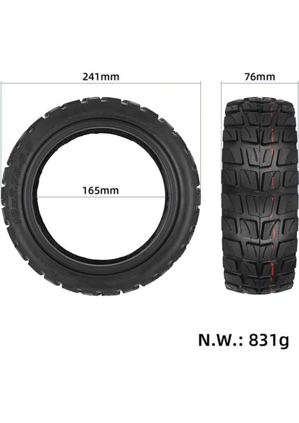 Off-Road Lastik 10 Elektrikli Scooter MAXG30 Slip Anti-Slip Kalınlaştırılmış Şişme Lastik (Yurt Dışından) fiyatları