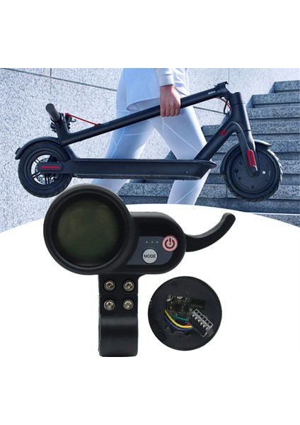 36V-60V LCD Ekran Gösterge Tablosu E Scooter E Bisiklet Metre Elektrikli Scooter Hızlandırıcı Jp Için Aksesuarlar (Yurt Dışından) modelleri