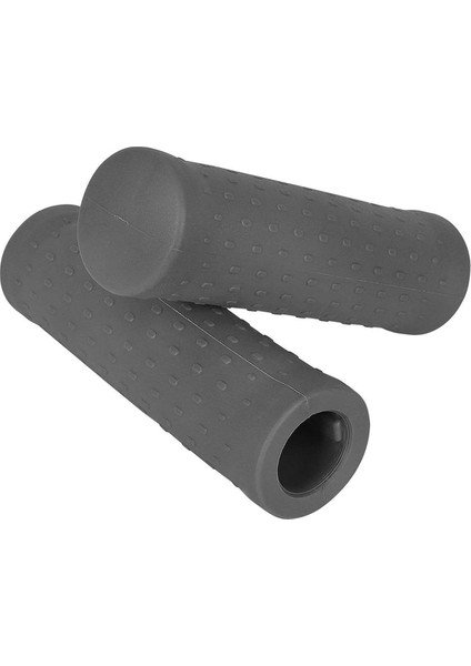 Çift Kauçuk Gidon, Kaymaz Ergonomik Gidon, Konforlu Scooter Gidon Kapak Aksesuarları Gri (Yurt Dışından)