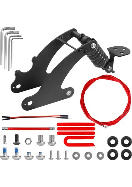 Xiaomi M365/1S Için Elektrikli Scooter Arka Süspansiyon Kiti E- Scooter Arka Şok Emici Şok Emilim Aksesuarları (Yurt Dışından)